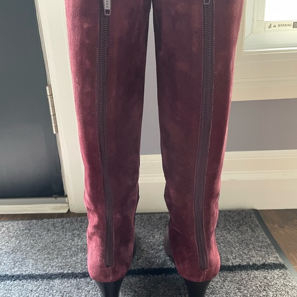 BCBG Leather & Suede Tall Boots - Picture 3 of 4